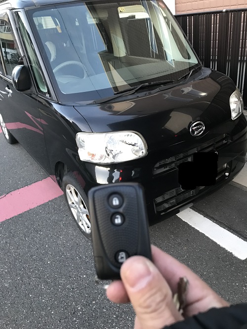 ダイハツタント スマートキー紛失から作製 外車 国産車の鍵作成や修理なら車の鍵専門店カーロックパートナー